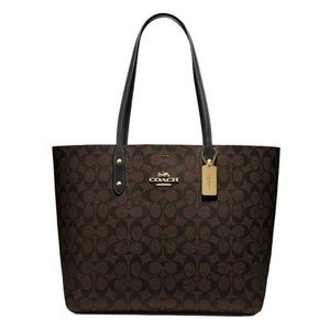 Coach Signature Leather Tote